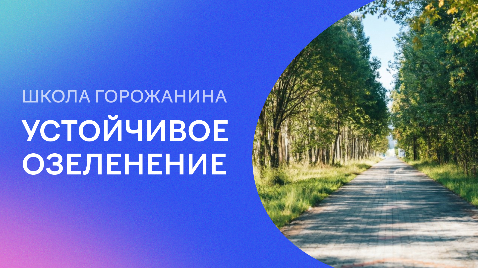 Школа горожанина. Устойчивое озеленение